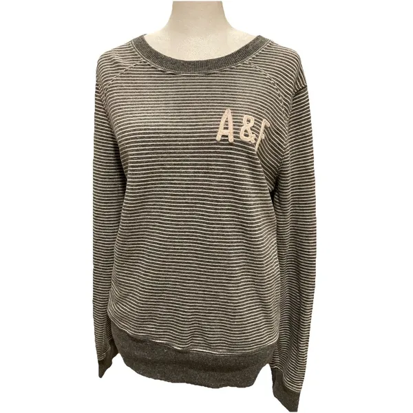 Abercrombie & Fitch Women’s Long Sleeve Crew Neck Medium - Image 3
