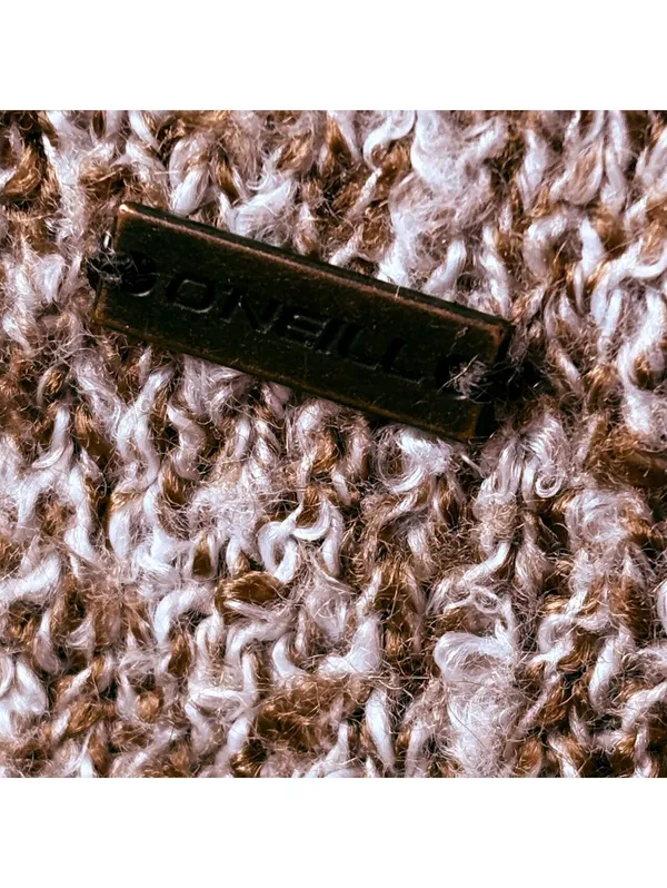 O'Neill Brown Textured Ribbed Knit Sweater Size S - Image 5