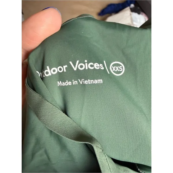 Outdoor Voices The Exercise Dress Green Size XXS - Image 3