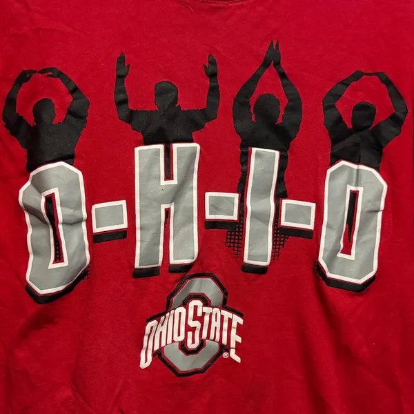 OSU Ohio State University Varsity Authentic Apparel Tee Shirt, Small - Image 2