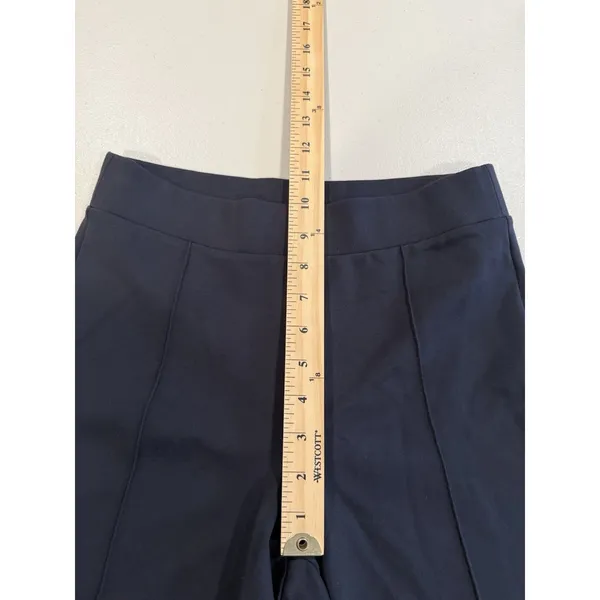 Old Navy Stevie Straight Leg Pants Womens Small Navy Elastic Minimal Travel Work - Image 6