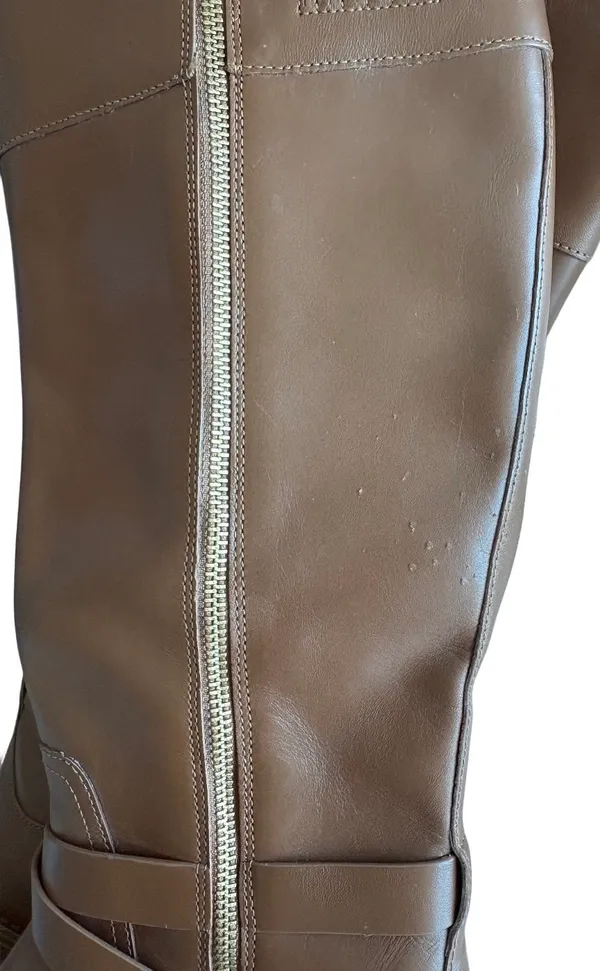 Michael Kors Kincaid Luggage Brown Knee High Riding Boots - Image 7