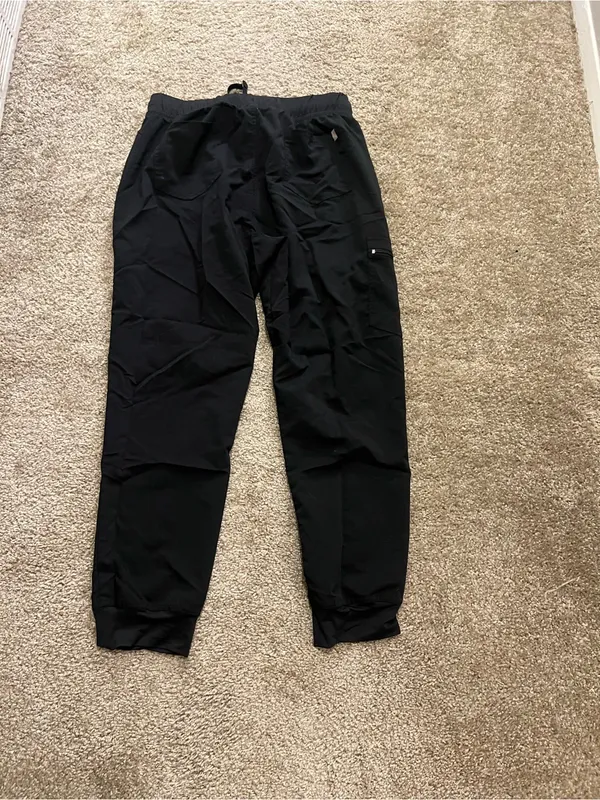 Scrubstar black cargo drawstring scrub pant‎ large - Image 7