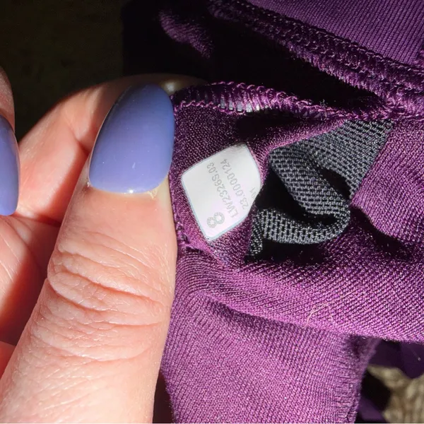 Lululemon Energy Bra Atomic Purple size 8 activewear workout casual limited $78 - Image 5