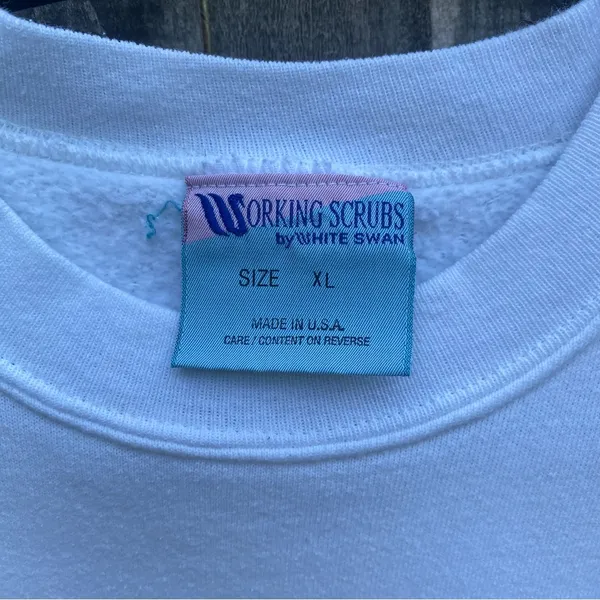 Vintage 90’s Bunny & Clouds Crewneck Sweatshirt - Image 3