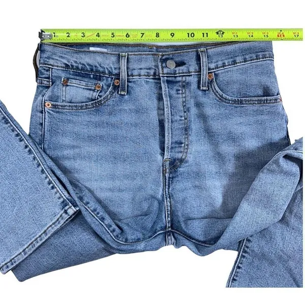 Levi’s Wedgie Straight Distressed Denim Jeans Women’s Size 29x28 - Image 5