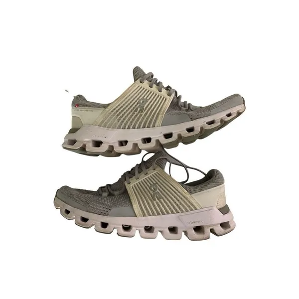 On Running Cloudswift sneaker shoes white grey women's size 8.5 - Image 3