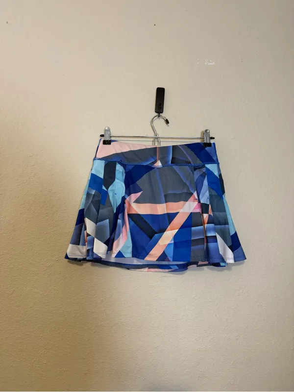 Athleta Electric Geo Speed Tennis Skirt Skort‎ Size Small - Image 3
