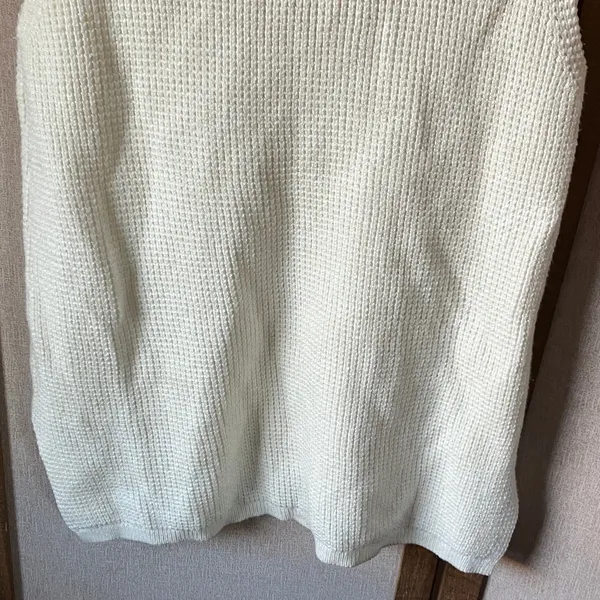 FINAL MARKDOWN White House Black Market Soft Cream cowl neck Sweater medium - Image 11