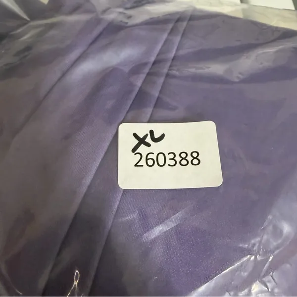 Purple Long Floor Length Dress Coverup Loungewear Size XL #260388 - Image 7
