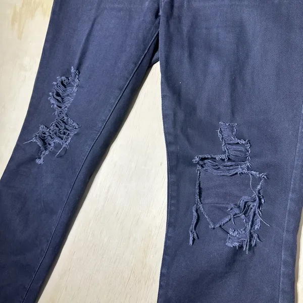 PacSun‎ Mom Jean Size 29 Black Washed Distressed - Image 3