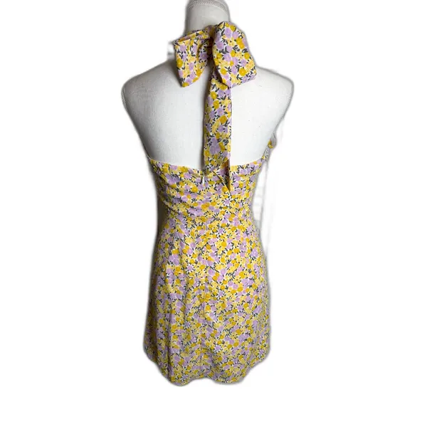 Selfie Leslie floral cutout bust mini dress size Small Australian size 8 - Image 7