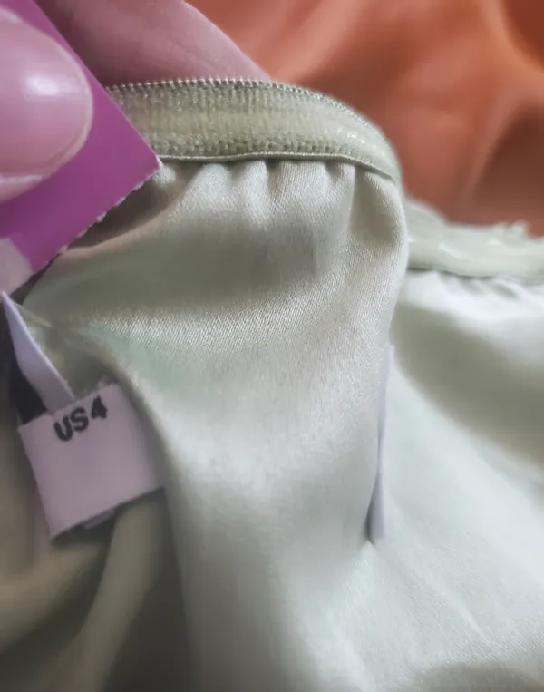 Princess Polly Mint Green Strapless Beaded Satin Mini Dress - Image 6
