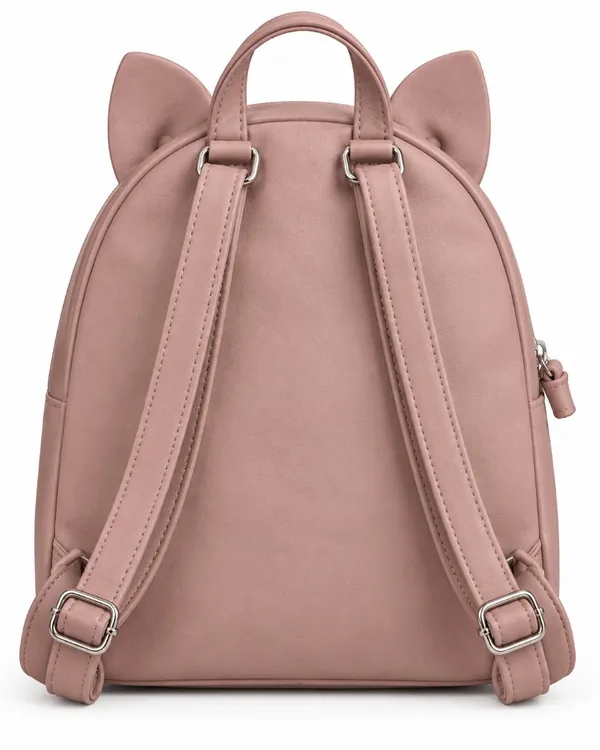 T-Shirt & Jeans Cat Perf Silhouette Backpack Mauve Plum NWT - Image 7