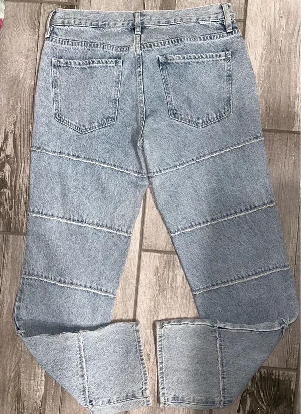 Pacsun low rise straight jeans, light wash size 26 - Image 6
