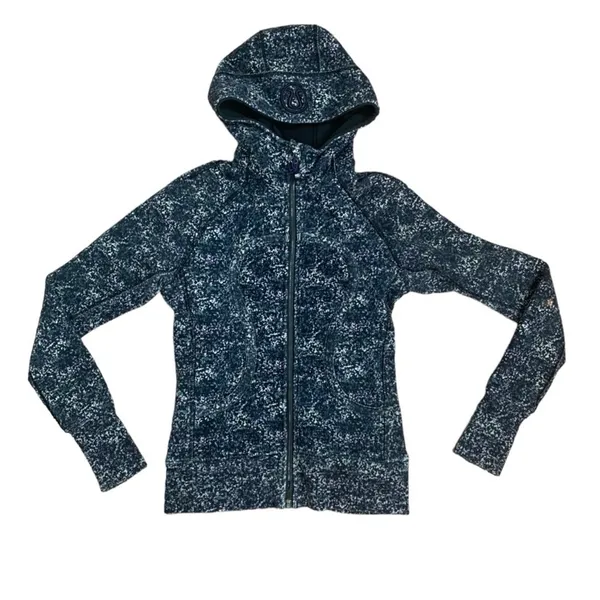 Lululemon size 4 scuba hoodie II zip up jacket rocky road sand dune toothpaste - Image 2