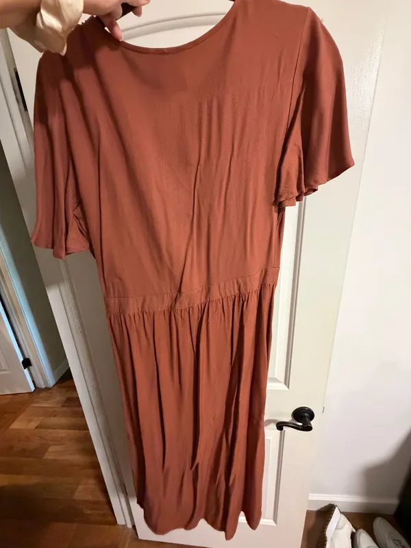 Burnt orange dress - Image 3