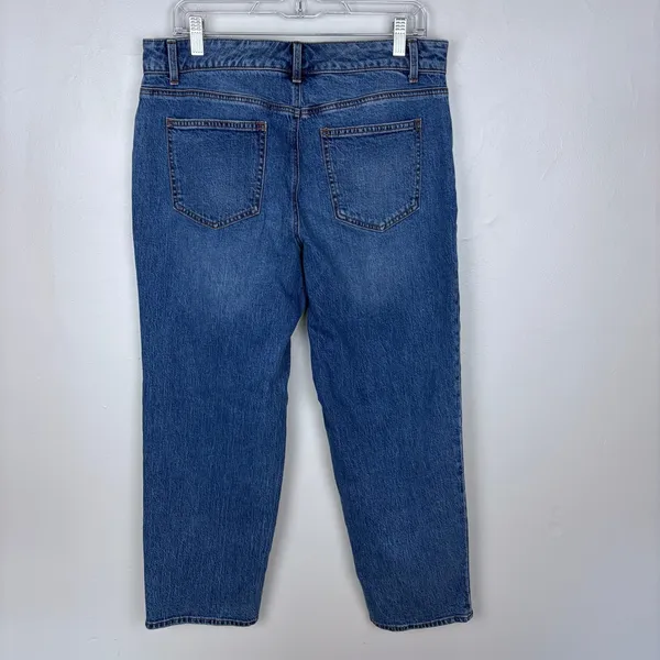 Talbots Stovepipe Ankle Jeans Kingston Wash Straight Leg Mid Rise Size 10 - Image 5