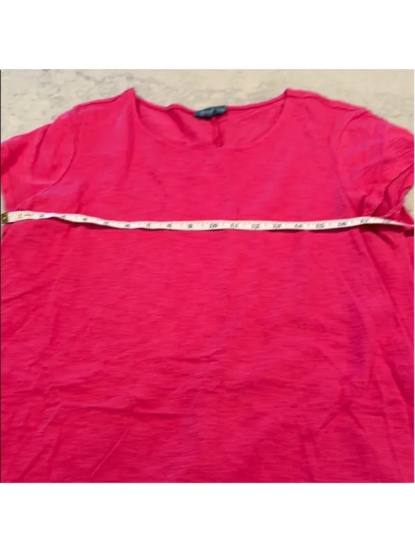 Fleur Bleue Pink T-Shirt Dress XL Pockets - Image 8