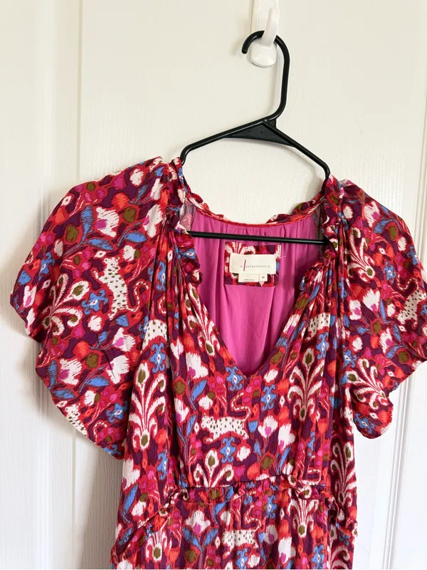 Anthropologie Robin Tiered Mini Dress - Image 3