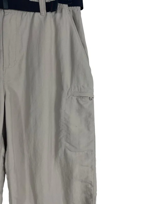 The North Face Women’s Hiking Cargo Capri Beige Nylon Trail Outdoor Pants L - Image 3
