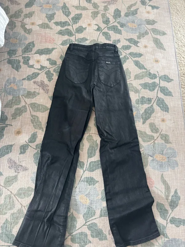 Rolla's Coated Leather Jeans - Image 4