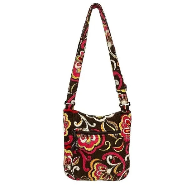 Vera Bradley Puccini Retired Pattern Hipster Crossbody Messenger Shoulder Bag - Image 10