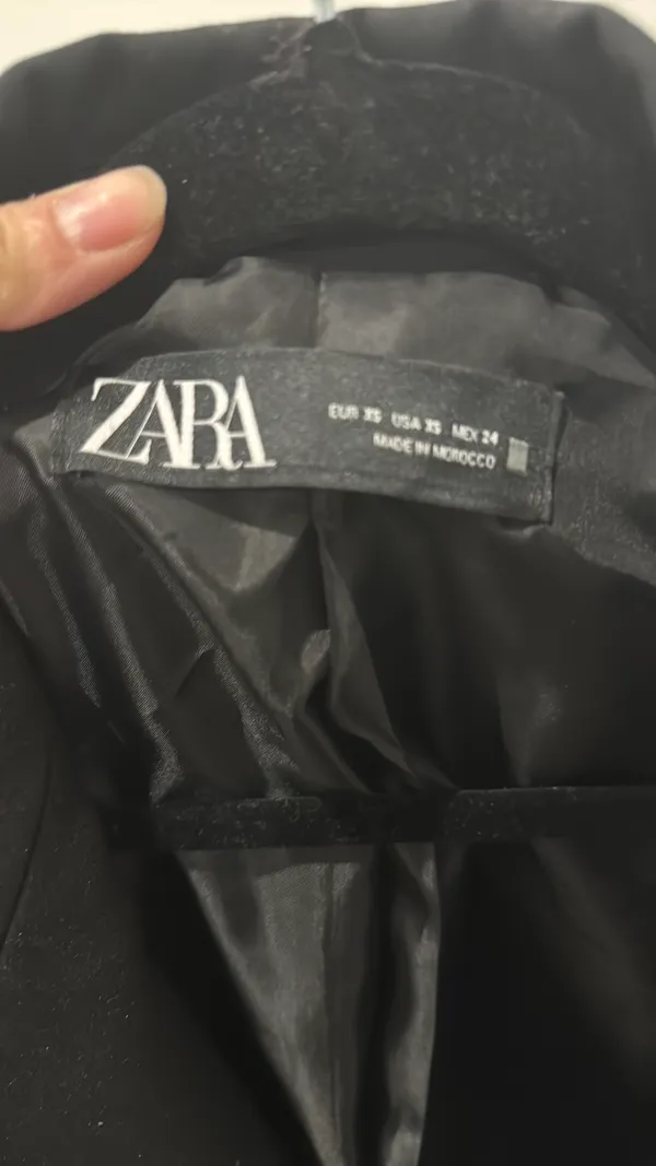 ZARA Blazer Jacket Double-Breasted Oversized - Image 4