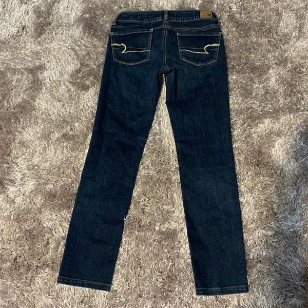 American Eagle Dark Wash Skinny Jeans 2 - Image 3