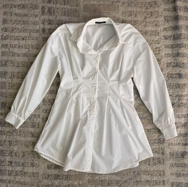 Collar Button Up Dress - Image 5