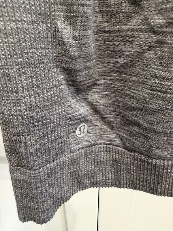 lululemon athletica Gray Lightweight Hooded Pullover - Image 3