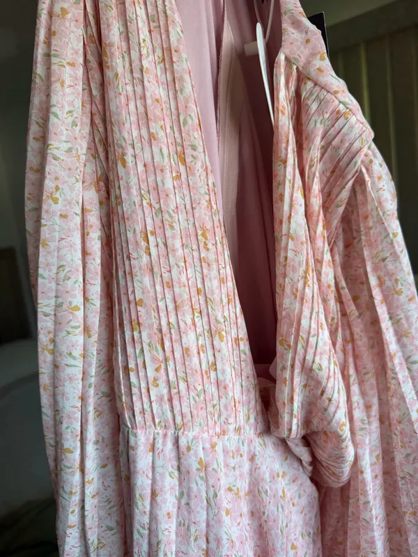 Boohoo Dress Maxi Floral Pink - Image 5