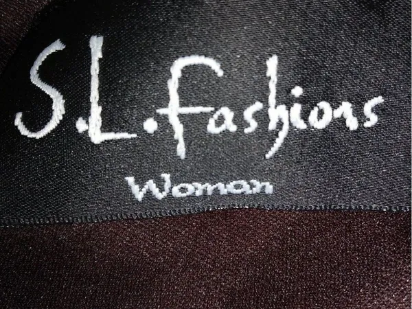 S.L. Fashion 14 Chocolate Side Tie Top Plus - Image 5