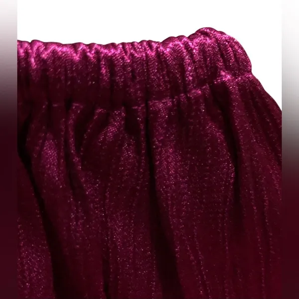 Elegant Pink Satin Wrap Dress From Kohls Nine West - Image 3