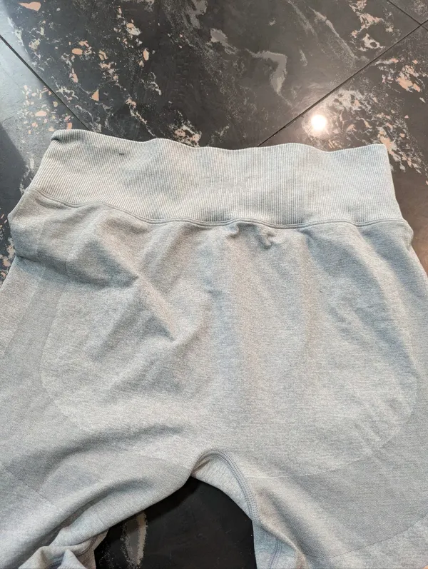 Victoria's Secret PINK Active Light Gray Yoga Leggings Size XL - Image 5