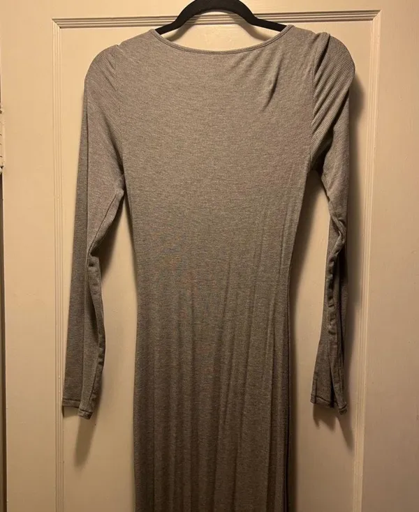 SKIMS Gray Maxi Dress - Image 2