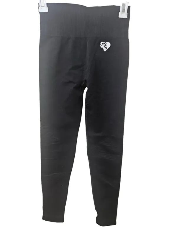 Best Power Seamless Leggings Women's Size M Black White - Image 2