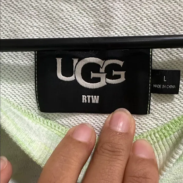 UGG Light Green Crew Neck Sweater - Image 6