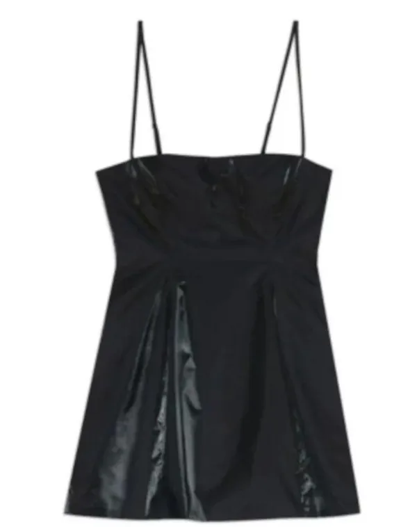 Danielle Bernstein x Macy’s Fit & Flare Mini Dress w/Pockets in Black, Size 16 NWT $89 - Image 5