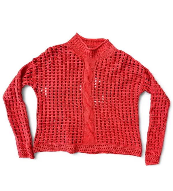 Free People Basket Weave Sweater - Image 2