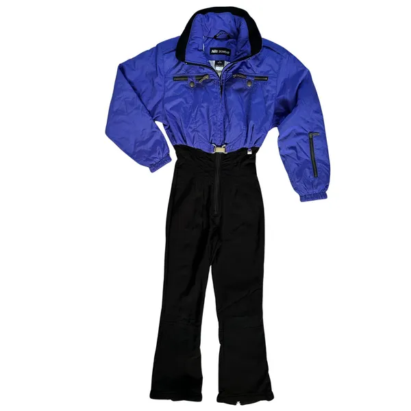 One Piece NILS Vintage Purple Ski Suit 4P - Image 2