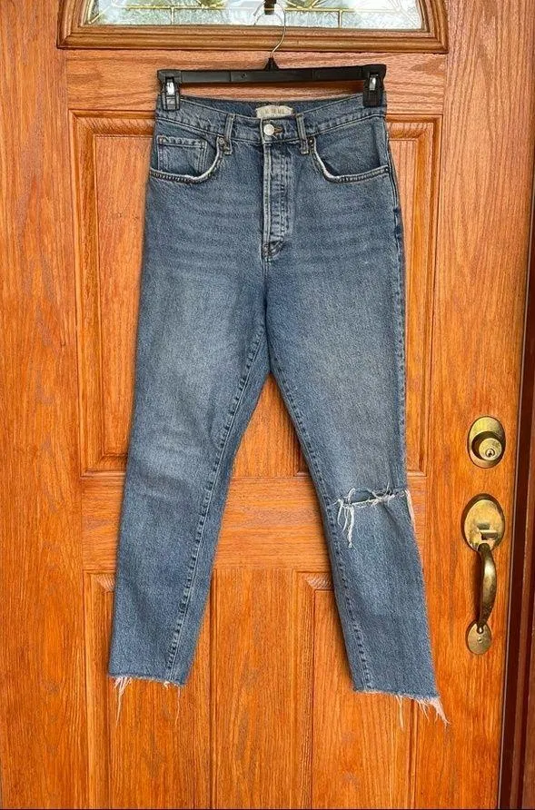 Free People We the Free Stella Raw-Hem Skinny Jeans - Image 9