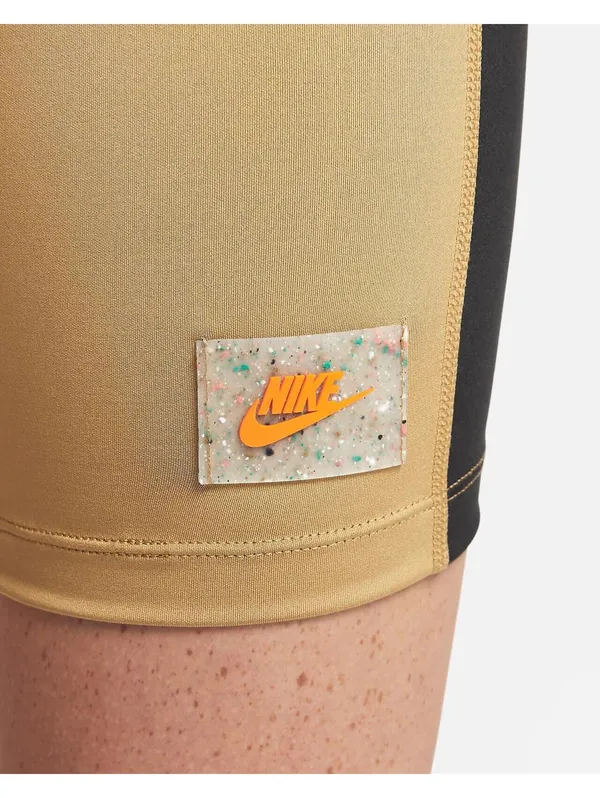 Nike Sportswear Dri-Fit High Waist Bike Shorts Dark Driftwood/Black XS - Image 9