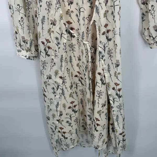 Comune Shafer Garden Print Dress Ivory Floral Long Sleeve Removable Top‎ NWT S - Image 4