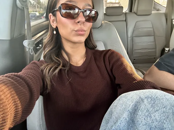 Brown Long Sleeve Knit - Image 2