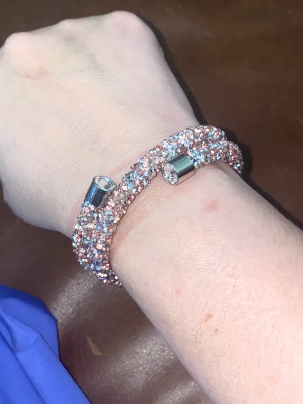 Swarovski Crystal Bracelet Pink - Image 2