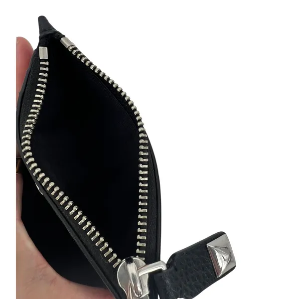 Marc Jacobs Medium Flat‎ Black Leather Zip Card Wallet - Image 9