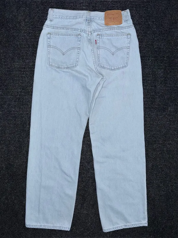 RARE Vintage Levi’s 577 Lower Rise Loose Fit Jeans Women’s 10 / 28 x 31 USA Made - Image 2