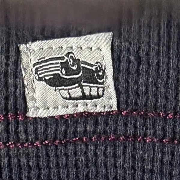 Premium 51 Sedona Arizona XL Navy Waffle Knit Thermal Graphic Shirt - Image 7