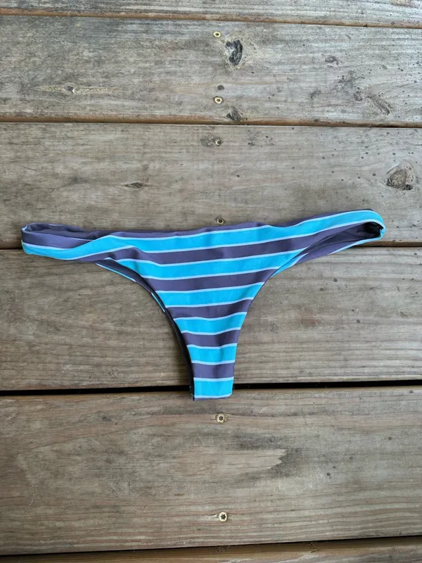 NWOT L*Space Forever striped thong style bikini bottoms - Image 2